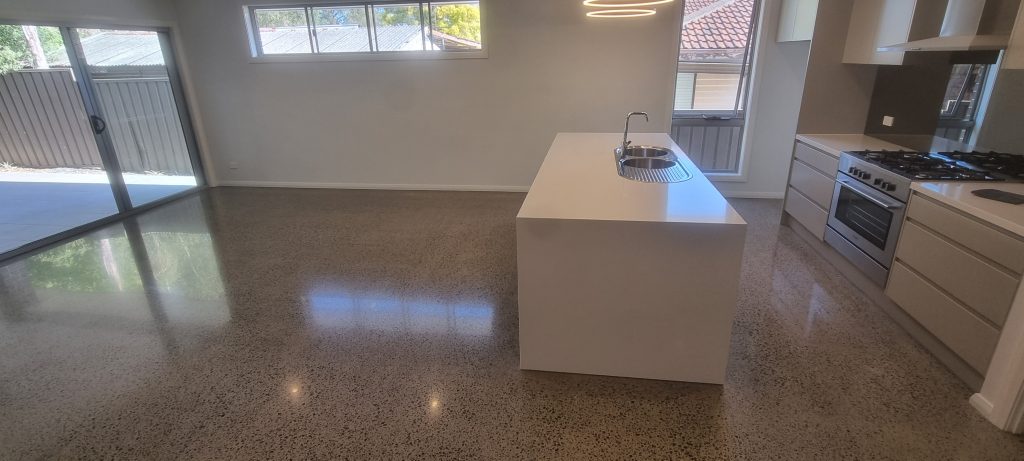 Polished concrete floors in Sydney